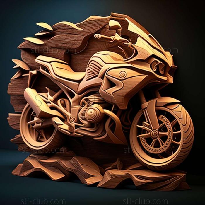 3D модель BMW R 1200 RS (STL)